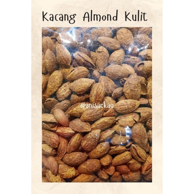 

Kacang Almond Kulit dengan Cangkang Buttermilk Almond 1kg