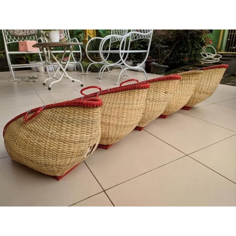 Tas Kisa Ayam Kepek Kiso Ayam Bahan Rotan Menjalin & fiber