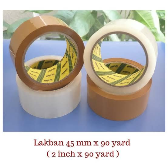 

1 pcs Lakban Coklat / Bening 45 MM 90 Yard Ekonomis