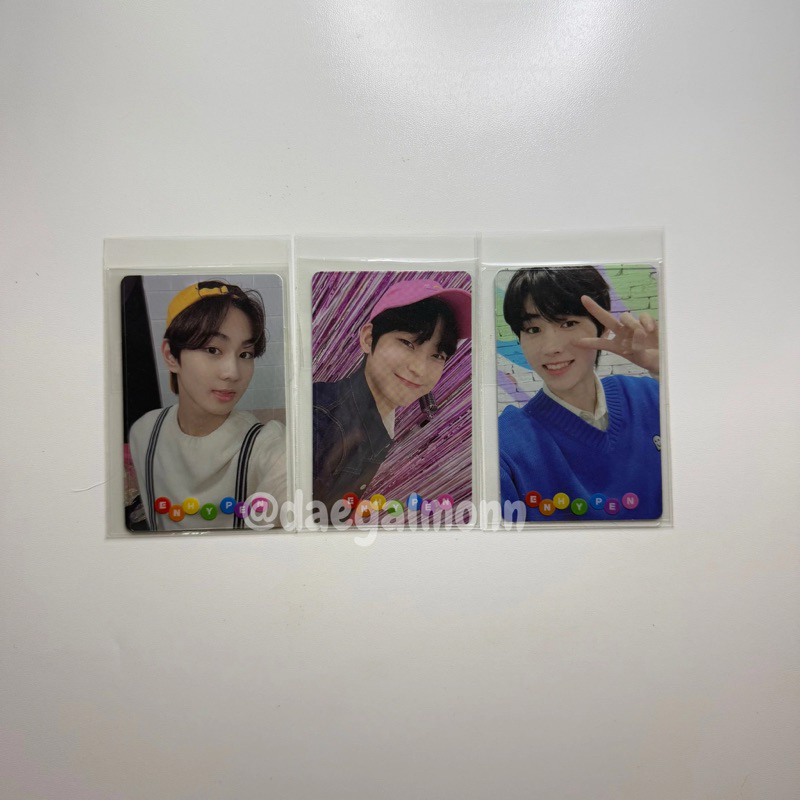 Photocard pc rpc ggu ggu enhypen sunghoon sunoo jungwon