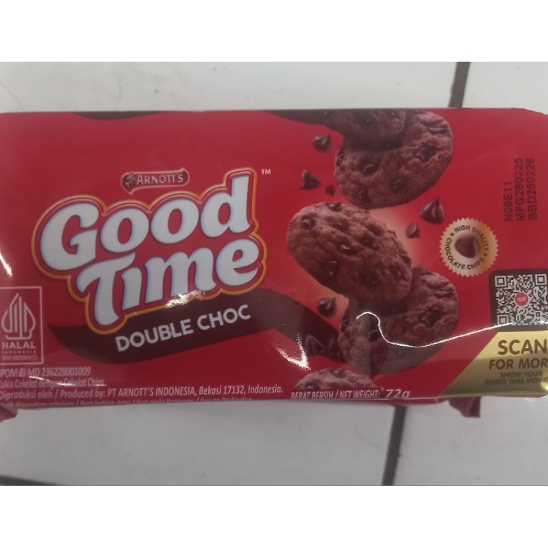 

GOODTIME double choco 72gr