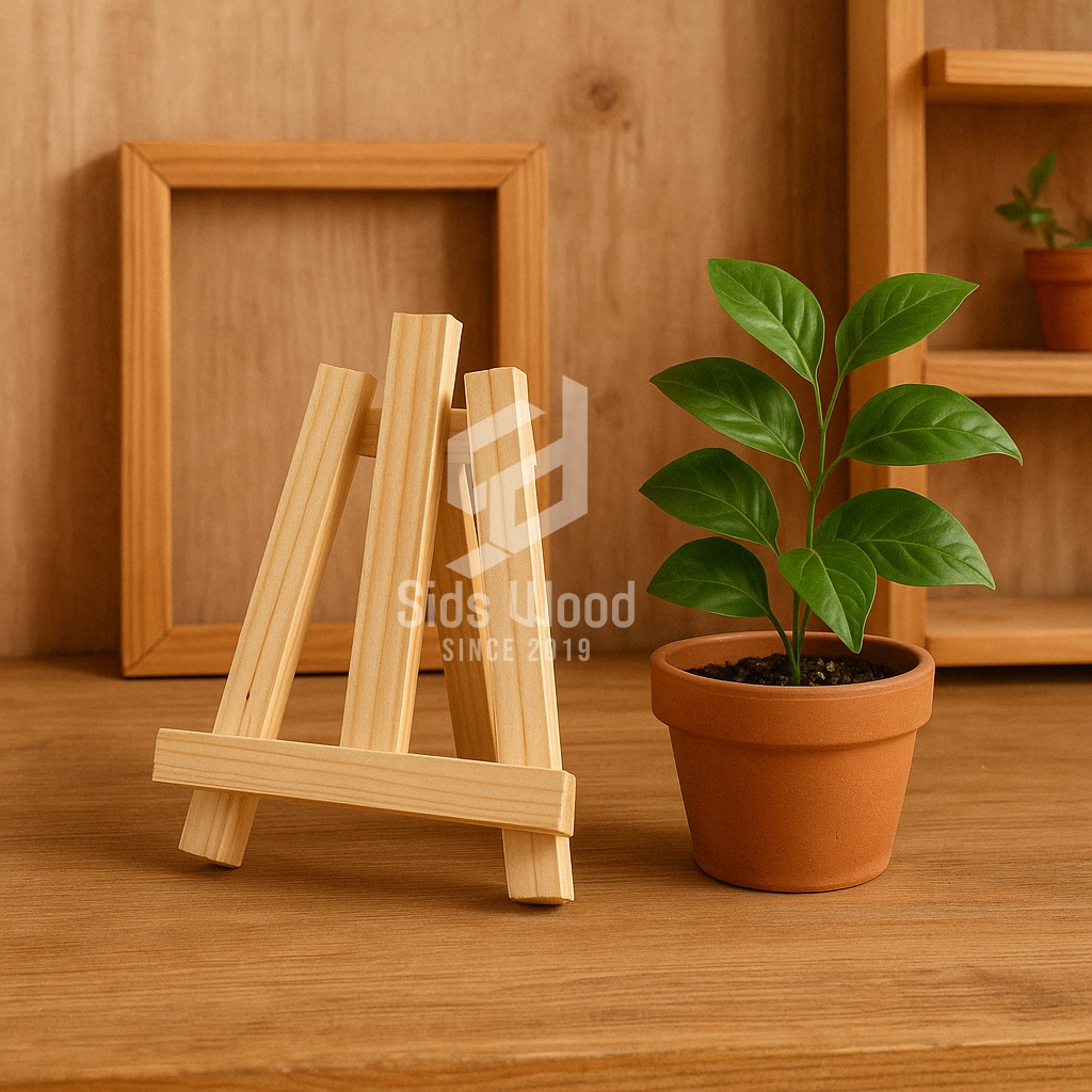 

SidsWood [ST1510] Triniti Easel Stand Meja Kayu Jati belanda Penyangga Foto Kanvas Lukis Uk 15.5x10.5