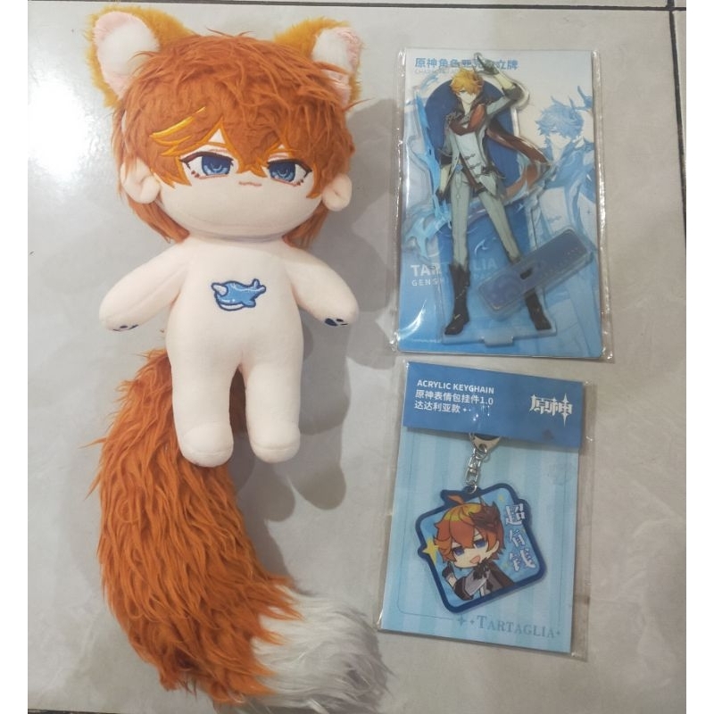 Merch (20cm Plush, Standee, Keychain) Childe Tartaglia Genshin Impact