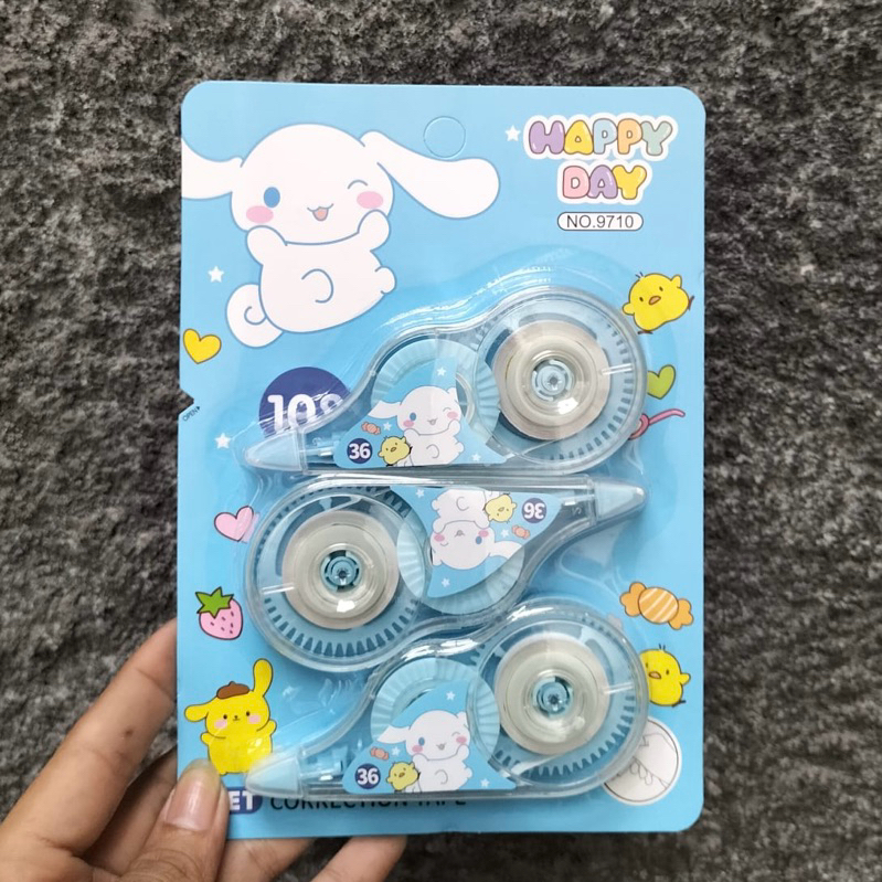 

[SET/ 3PCS] Correction tape/ Tipx kertas XUEBA XB265 75