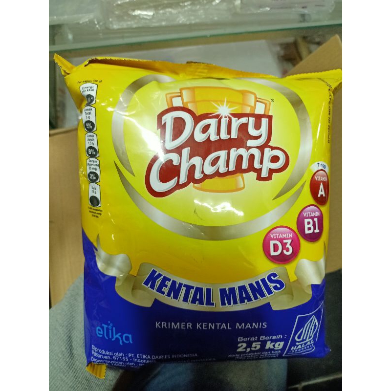 

Susu Dairy Champ 2,5 kg Bantal
