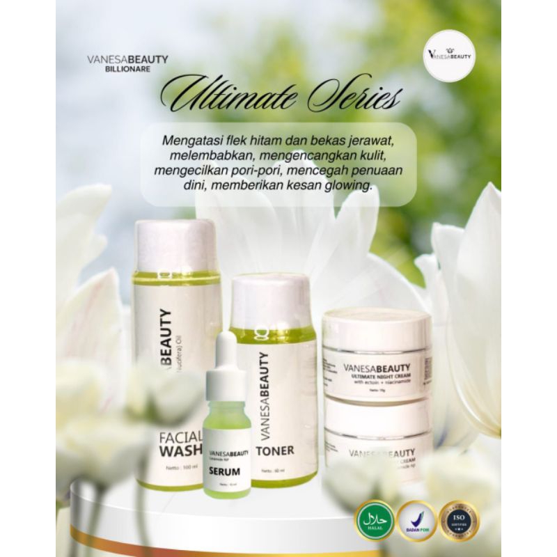 skincare vanessa beauty paket acne, glowing, ultimate dan glow expert