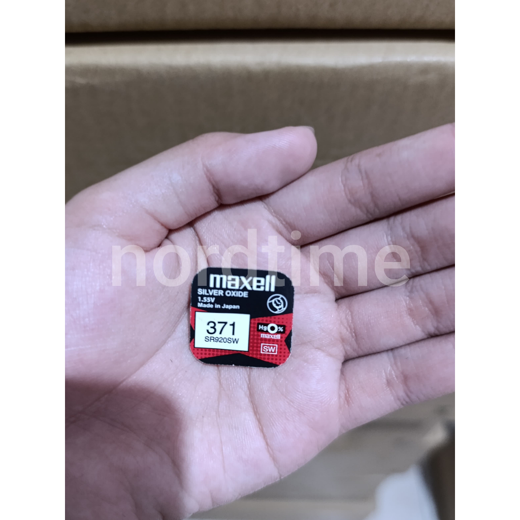 Maxell SR920SW / 371 / SR 920 SW PB Original Baterai Maxell PB Kancing Batre Battery Micro Jam Tanga