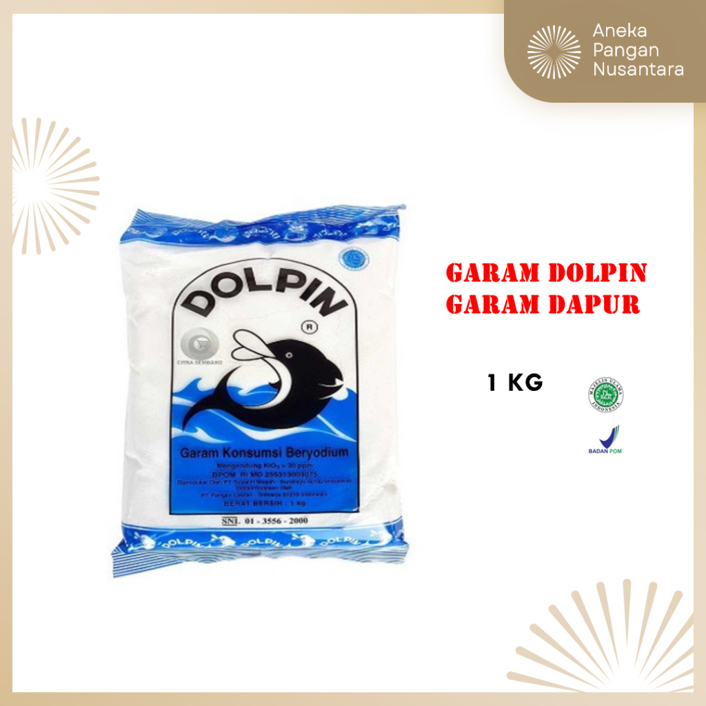 

Garam DOLPIN 1kg - Garam Dapur