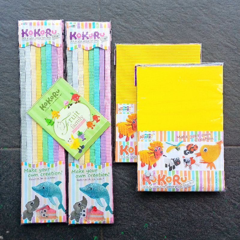 

Kertas Kerajinan Tangan Handicraft Paper Kokoru A4 & Stripe ( Pak ) [ Original ]