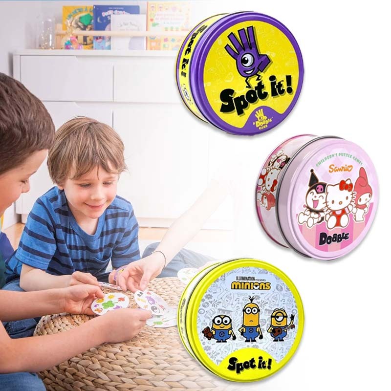 Spot It Game card games permainan game Classic Dobble Kartu Permainan kartu game seru seruan
