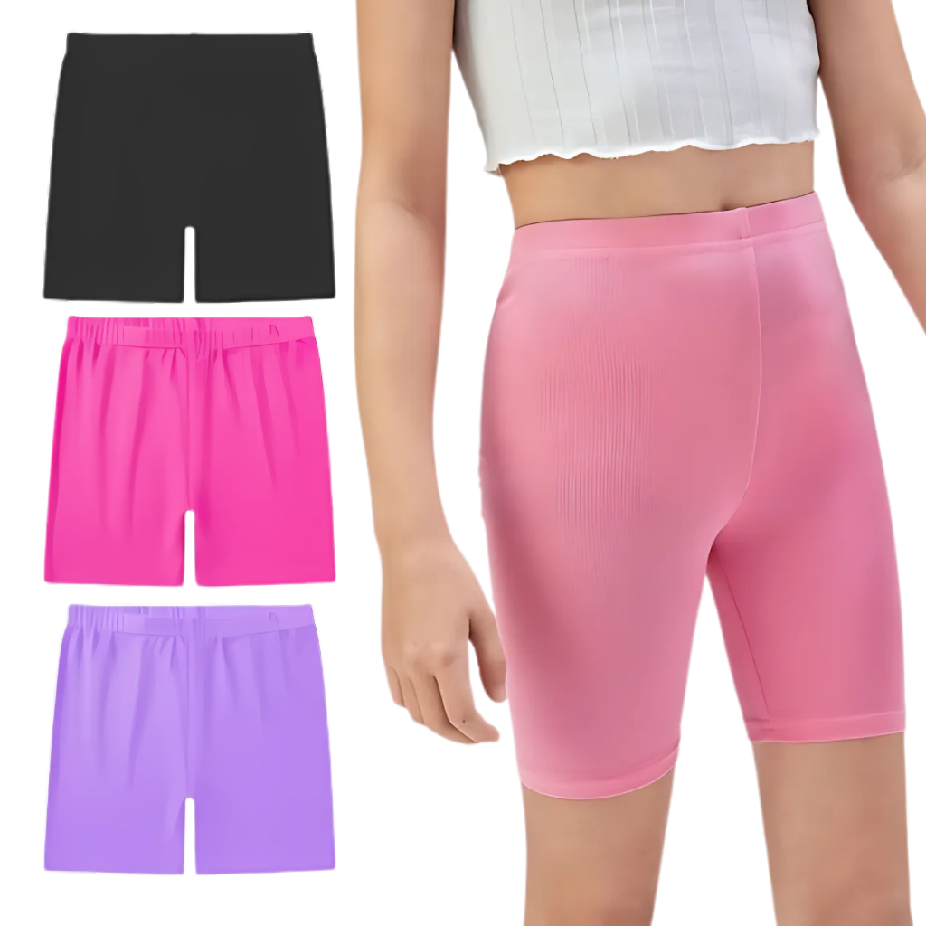 3 PICIS Celana Pendek Hotpants Short SOT anak daleman SD SMP Remaja bahan spandex murah