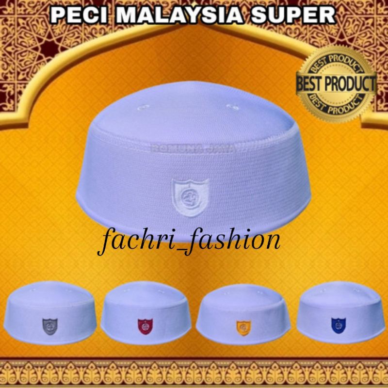 Peci Malaysia Bahan premium merk Al Madinah original
