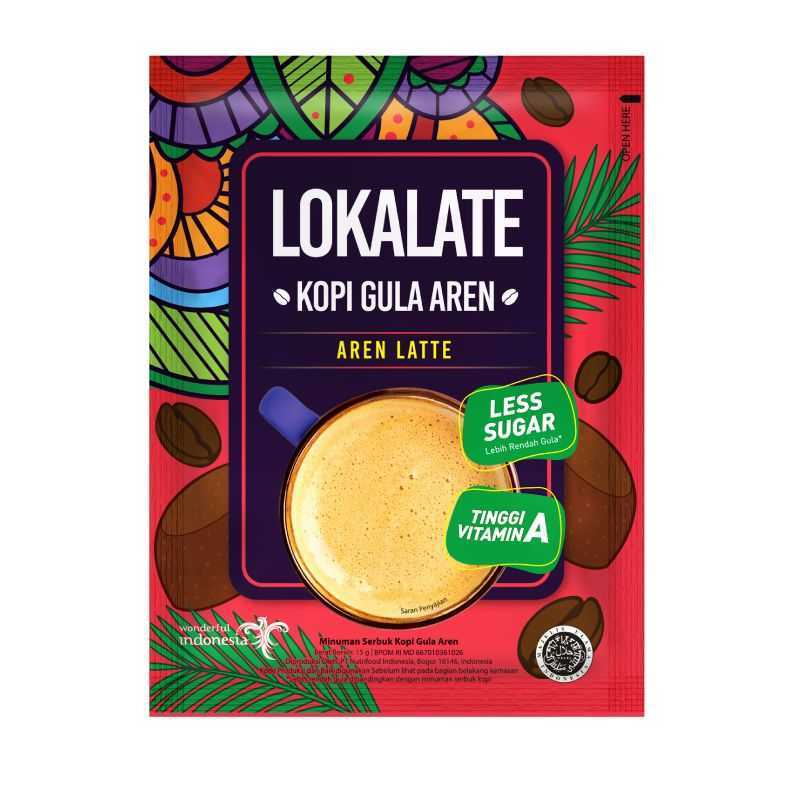 

LOKALATE KOPI GULA AREN SACHET 15gr AREN LATTE KOPI KEKINIAN