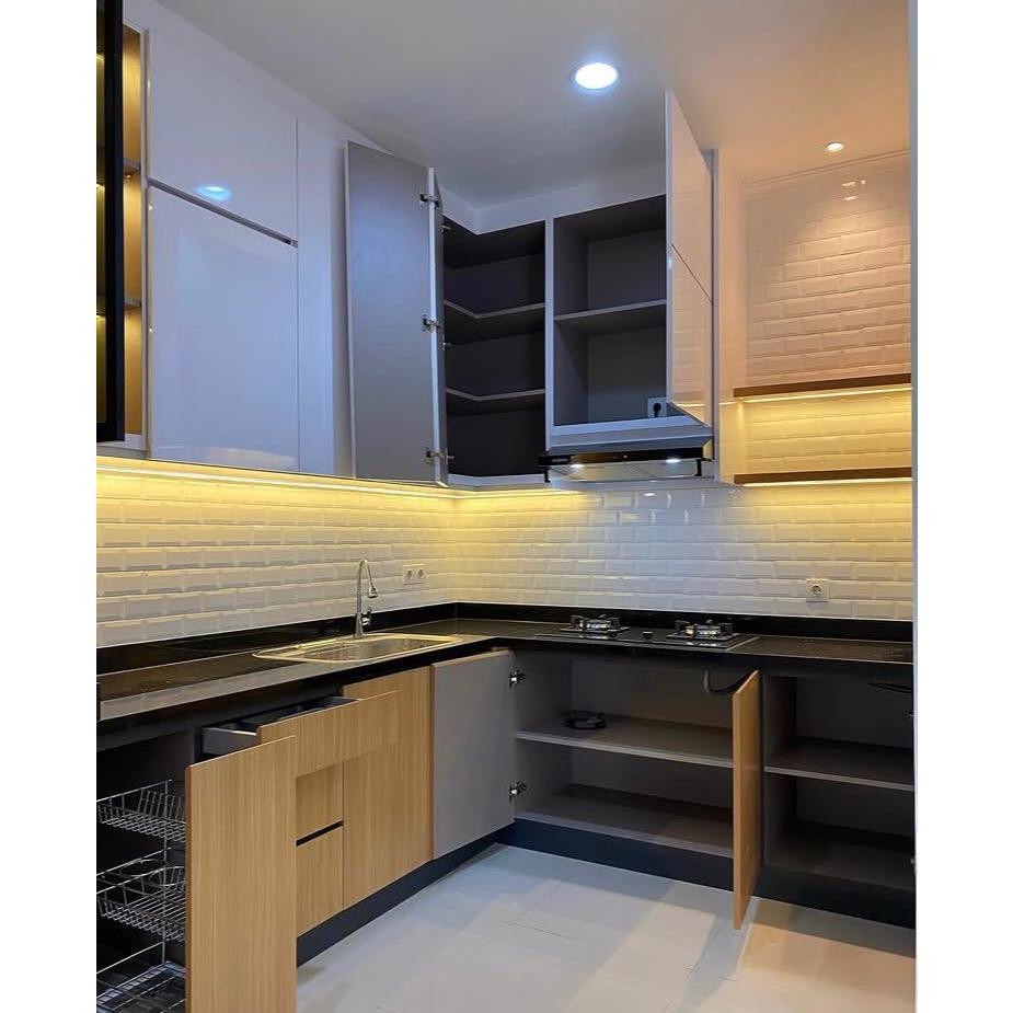 lemari dapur kitchen set modern minimalis