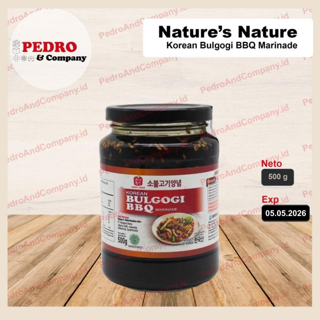 

Natures nature korean BULGOGI BBQ 500 gram sauce marinasi korea daging