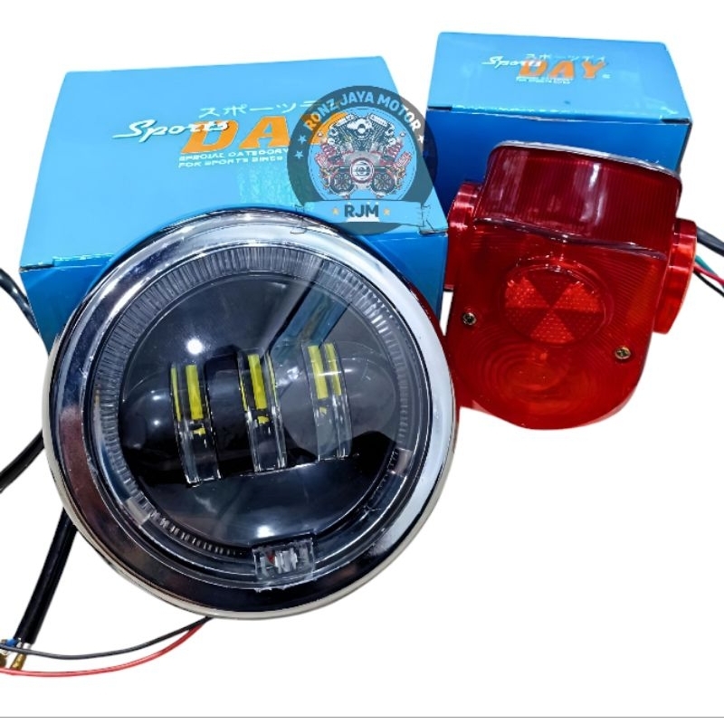 Paket Lampu Depan C70 Led set lampu stop c70