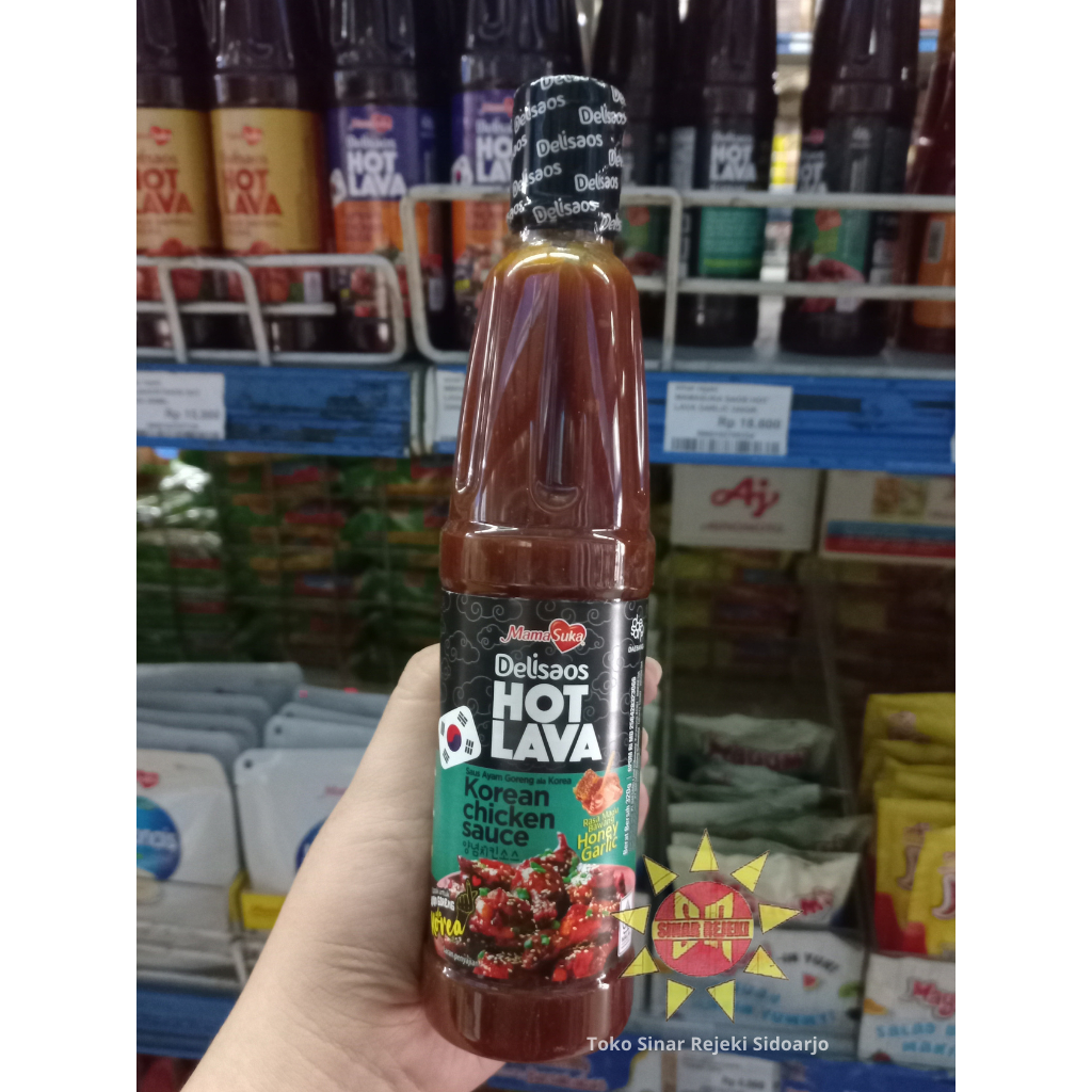 

MamaSuka Hot Lava Korean Chicken Sauce Honey Garlic 320 gram