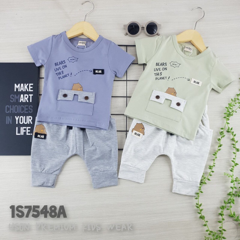 Uson Stj 7/8 Pls6 / Uson Setelan Anak / Setelan Anak Laki-Laki / Baju Anak Cowok / Setelan Anak Keki