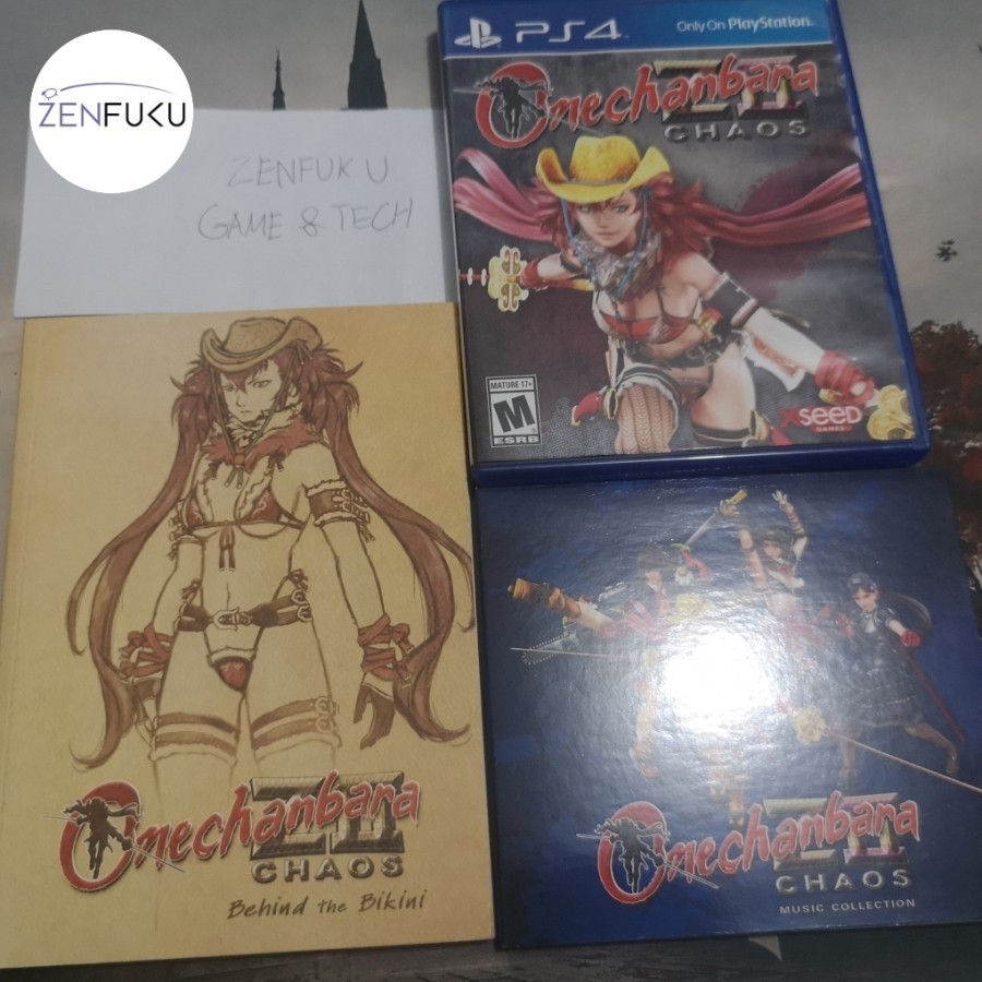 BD PS4 Onechanbara ZII | Oneechanbara z2 Chaos Banana Split Edition - Limited Edition | Music CD + A