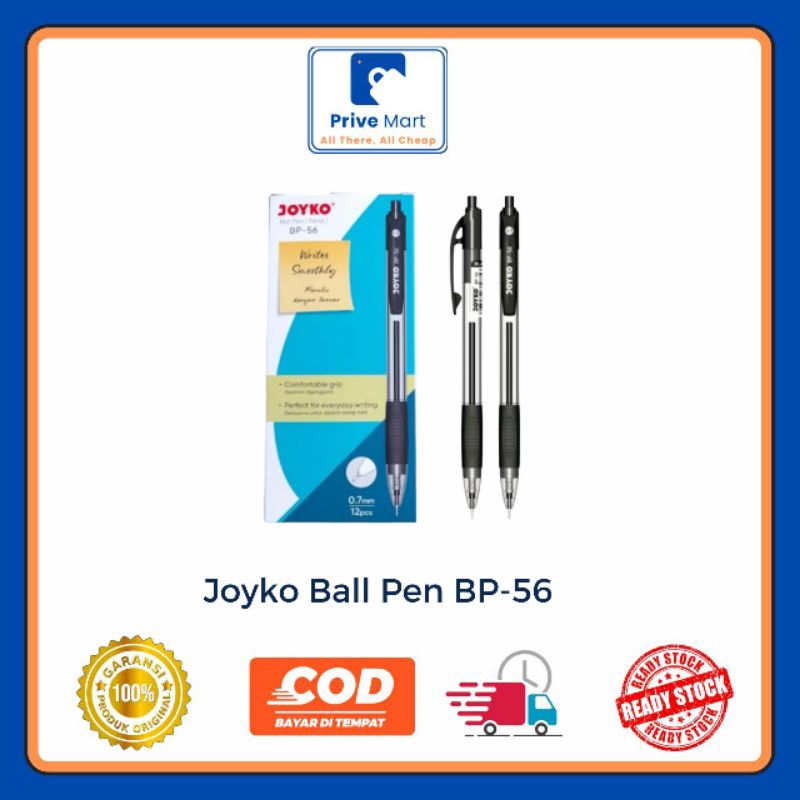 

Joyko Ball Pen BP-56 (Satuan/Ecer) Prive Mart