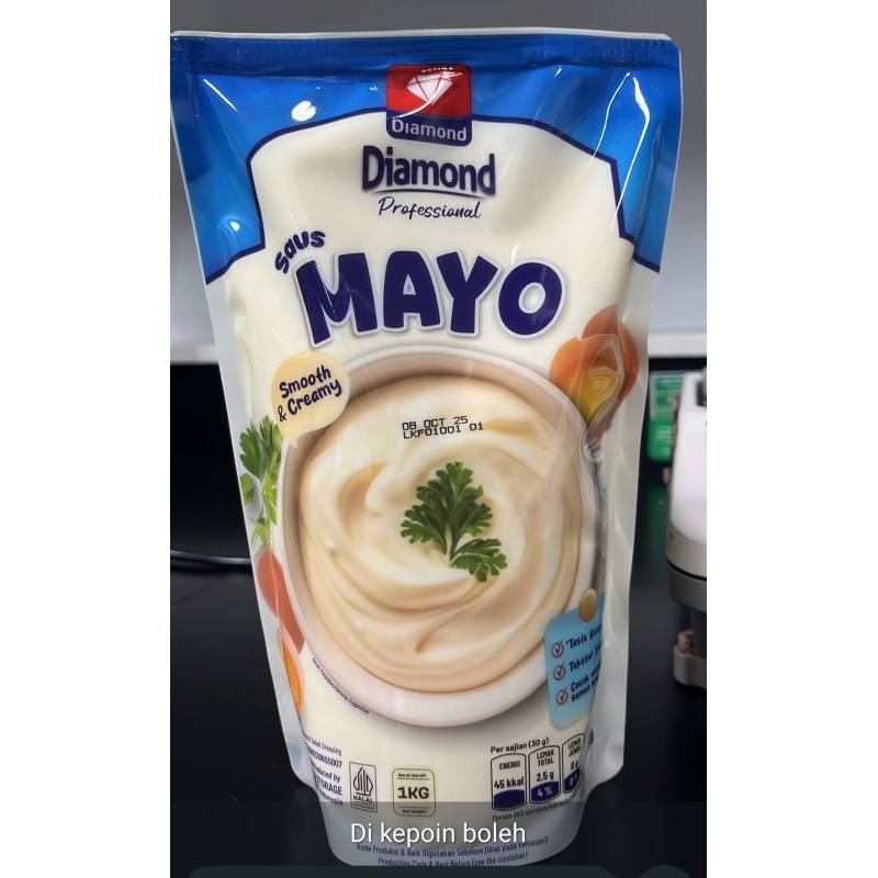 

DIAMOND SAUS MAYO MAYONAISE KEMASAN 1 KG