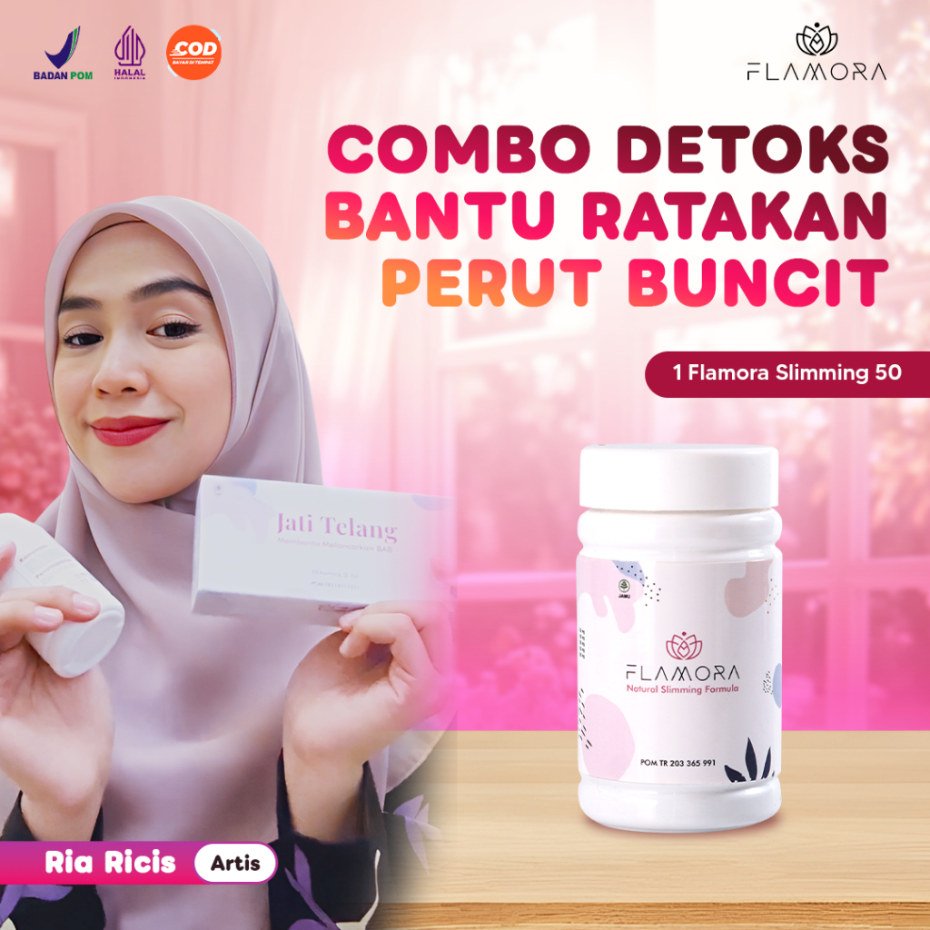 FLAMORA SLIMMING Diet Hemat Hasil Cepat Dan Sehat isi 50 Kapsul