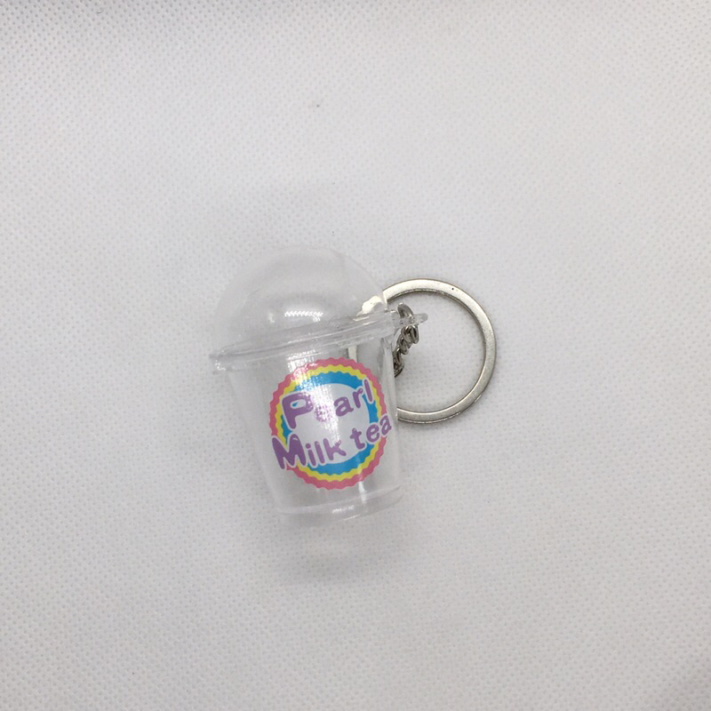 Pearl Milk Tea Boba Container Bag Charm