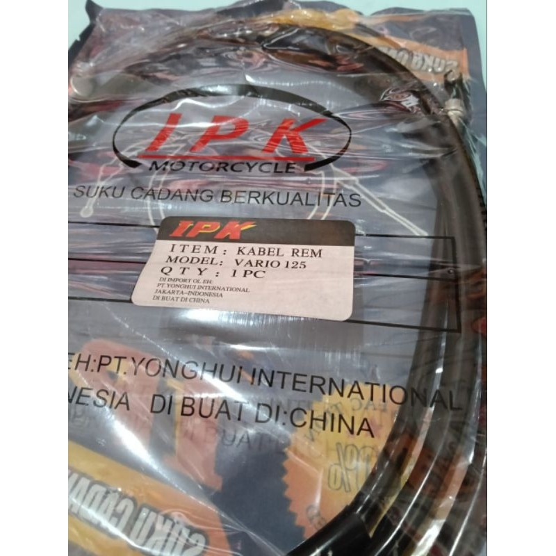 Kabel Rem Belakang Vario 125 Vario techno 125