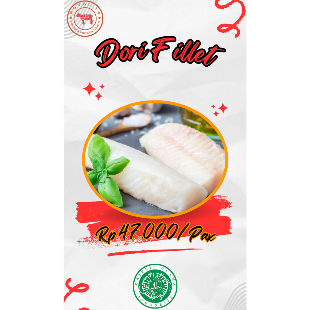 

Ikan Dori Fillet Segar per Pax