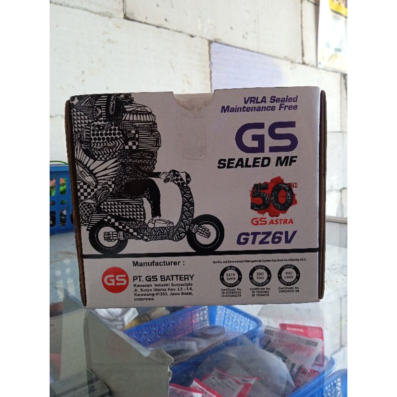 AKI GS GTZ6V ORIGINAL