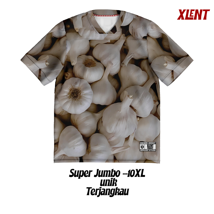 XLENT jersey Unik Bawang Putih / Rugby / NFL / Hockey / big size / vintage / Retro Jersey Olahraga /