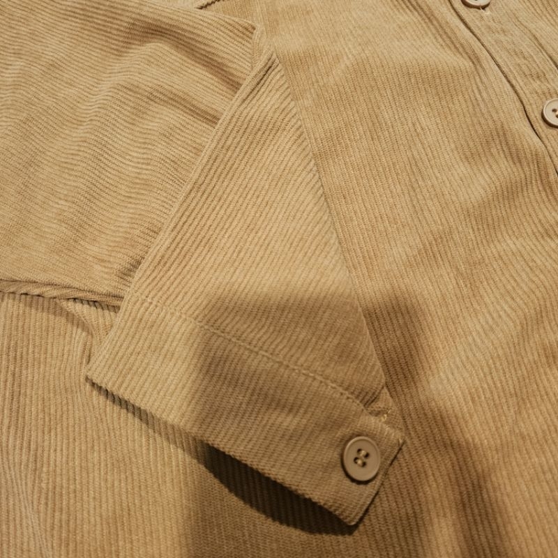 Kemeja cokelat london girl