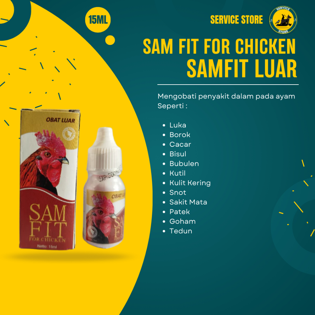 

Samfit Ayam Samfit Luar Chicken Mengobati Luka Sayat Nanah Borok Ayam Berkualitas Murah Dan Berkualitas