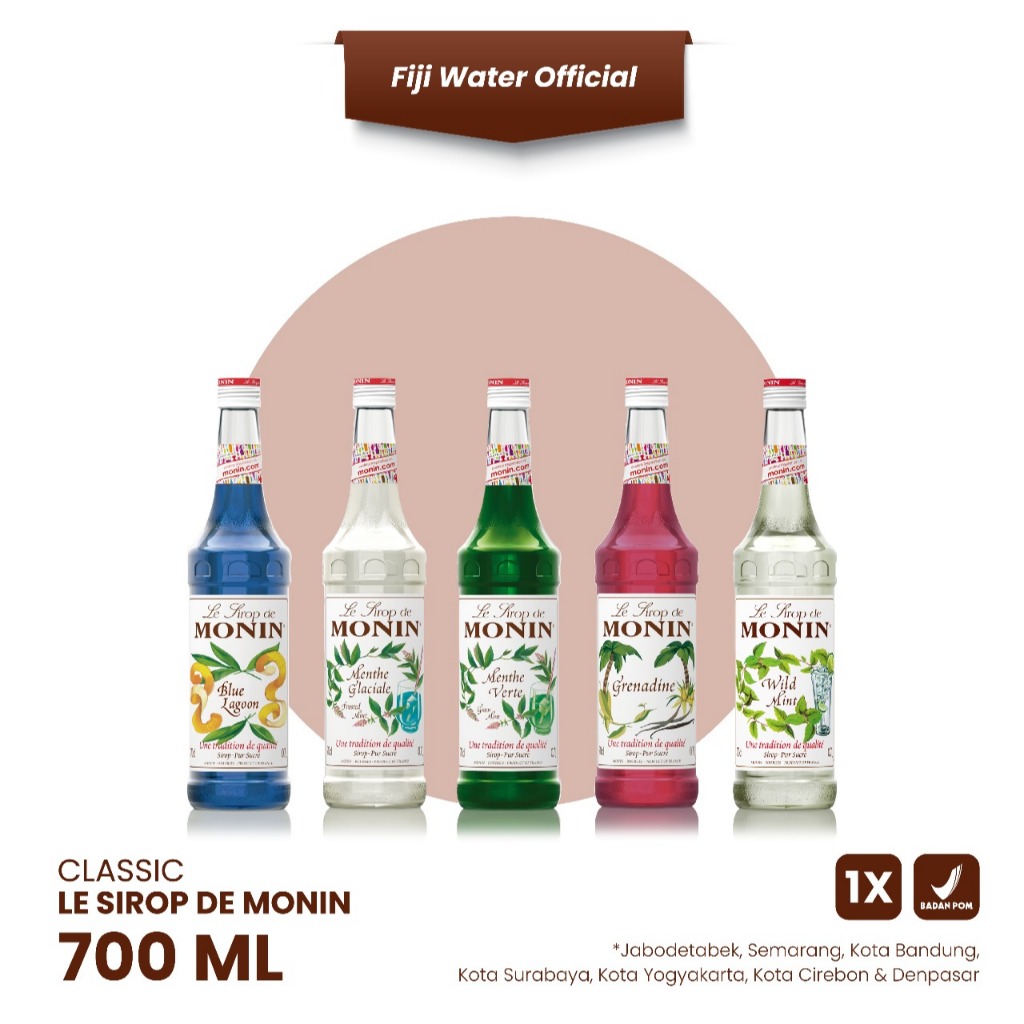 

Monin Syrup / Sirup Monin Variant Classic [Botol 700 ml]