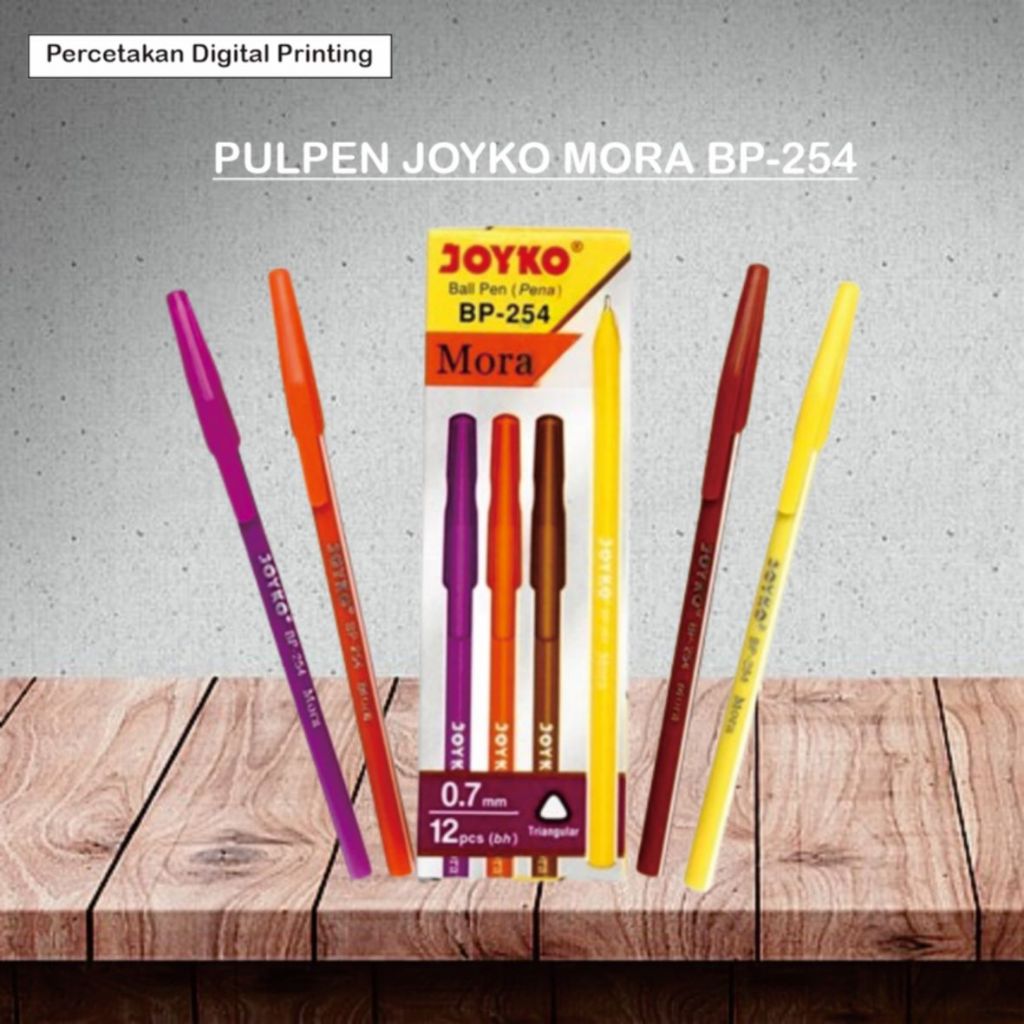 

PULPEN JOYKO MORA BP-254 / PULPEN JOYKO 0.7MM / PULPEN JOYKO / PENA JOYKO / PULPEN MORA JOYKO / ALAT TULIS KANTOR / PERLENGKAPAN SEKOLAH / PERLENGKAPAN KANTOR / ATK