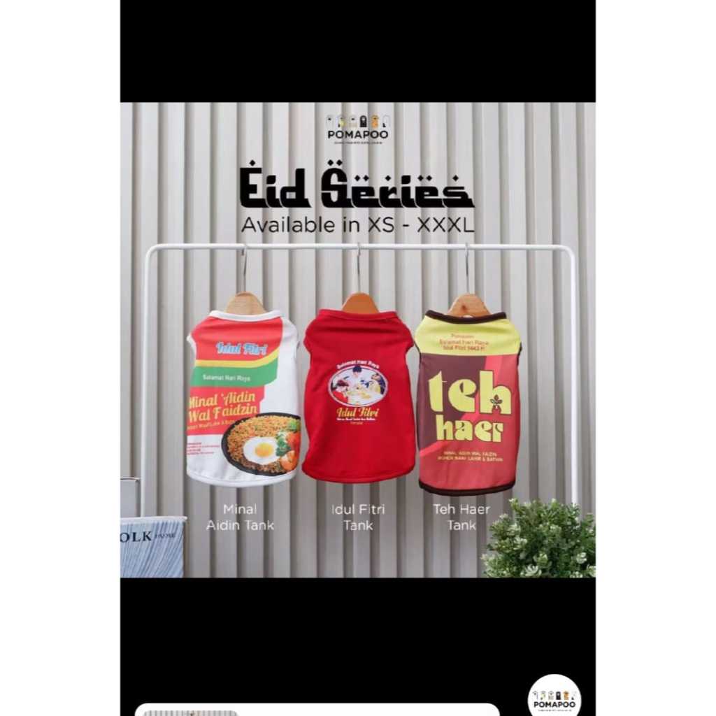 EID SERIES - Baju Lebaran Anjing - Baju Lebaran Kucing Eid Series