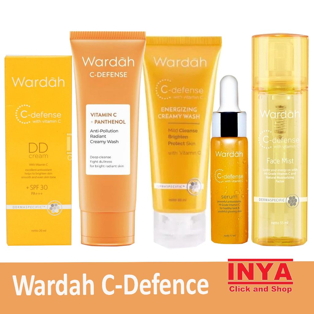 Wardah C-Defence Series - Sabun Wajah - Serum Wajah