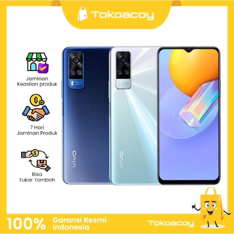 Vivo Y51A 8/128GB Resmi Fullset