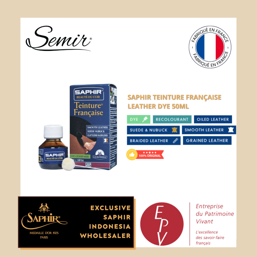 Saphir Teinture Francaise 50ml - SEMIR