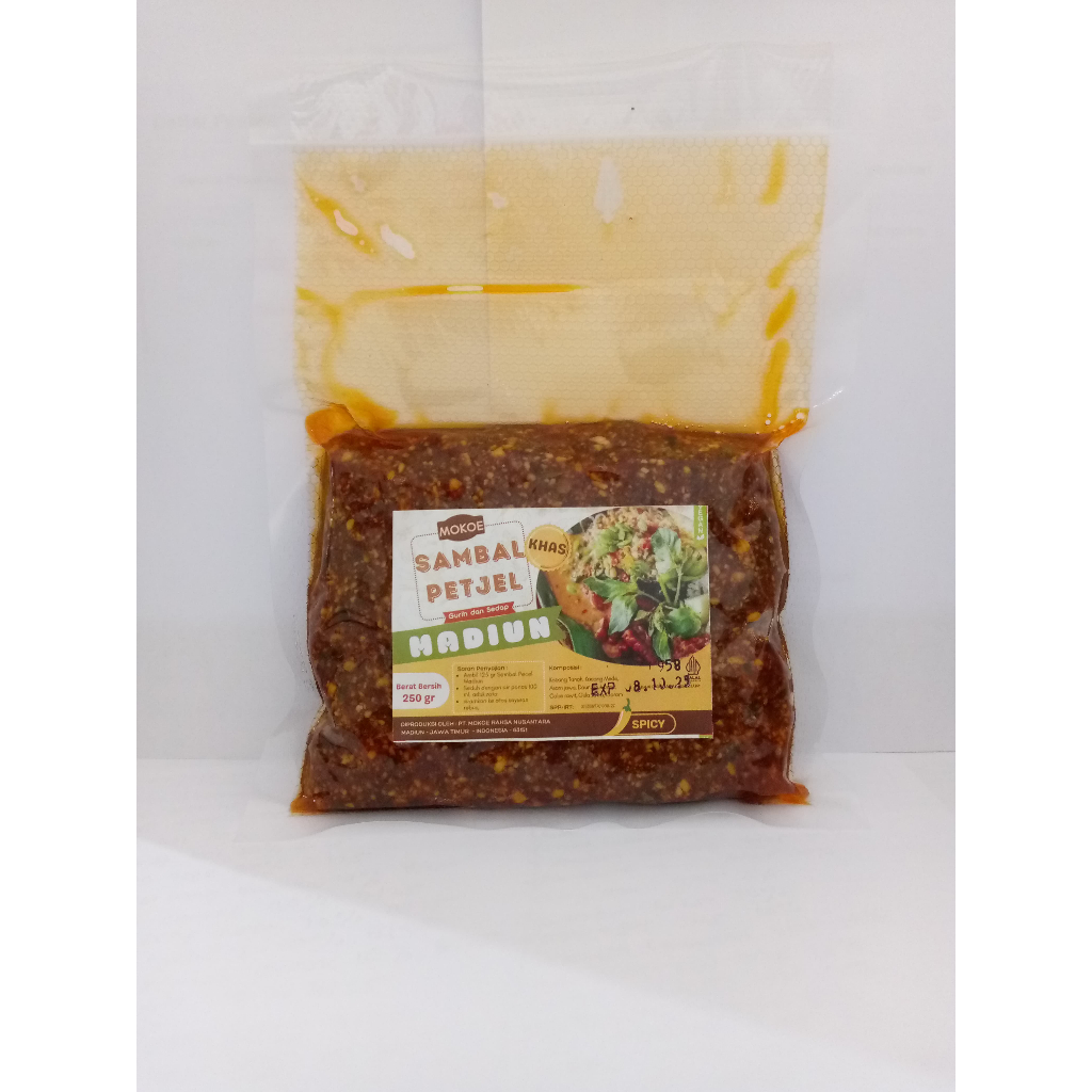 

MOKOE Bumbu Gado gado Khas Surabaya / Sambel Pecel Madiun Vegetarian Bumbu Kacang Petjel Saus Kacang