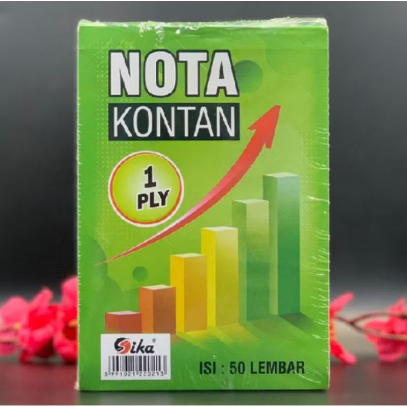 

nota kontan 1 rangkap ply isi 50 lembar