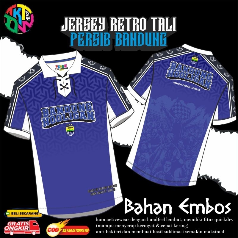 JERSEY SUPORTER ( PERSIB BANDUNG ) RETRO TALI