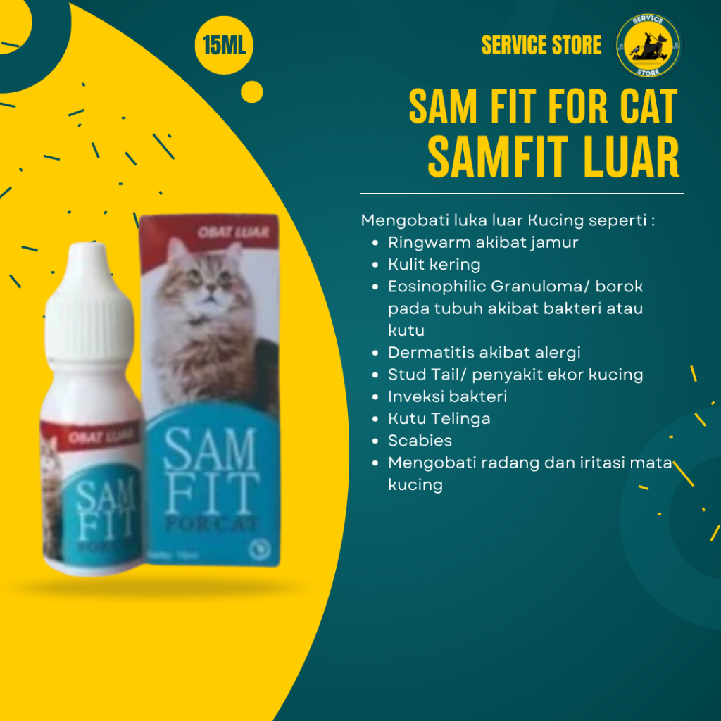 Samfit Luar - Obat Anti Jamur Mengobati Luka Kulit Pada Kucing Murah Dan Berkualitas