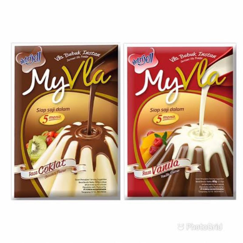 

Nutrijell Vla Vanilla / Coklat