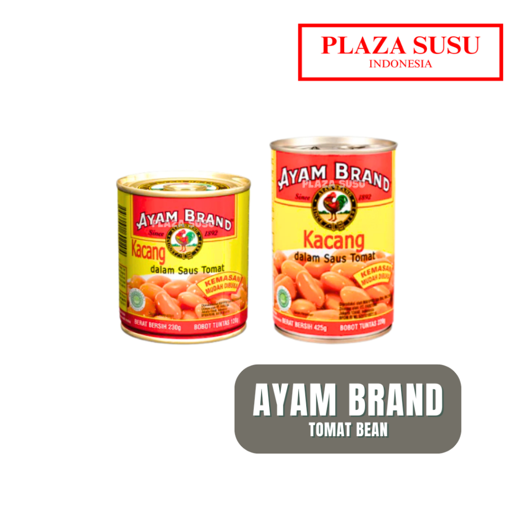 

KACANG SAUS TOMAT AYAM BRAND ISI KALENG BAKED BEANS 230G/425G
