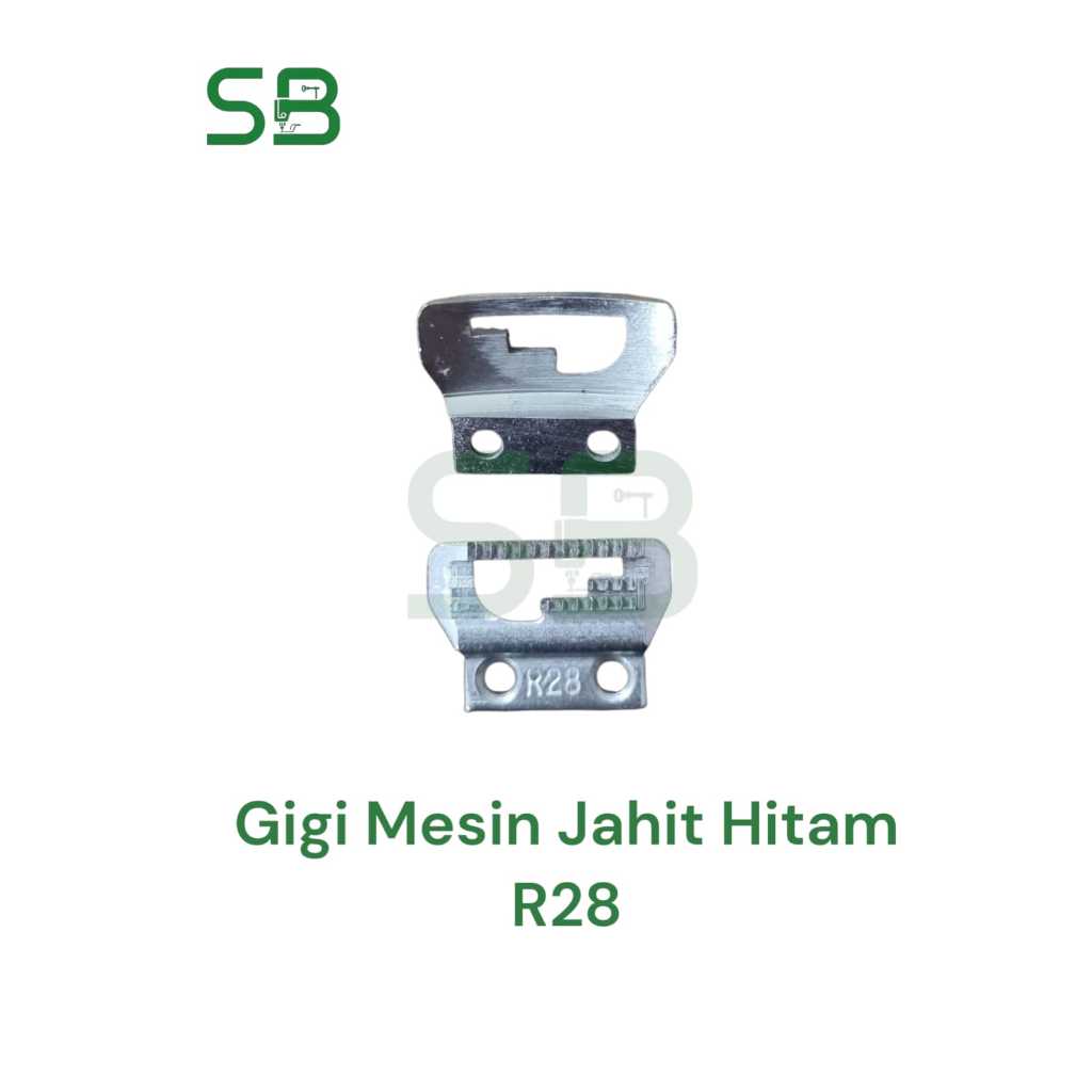 Gigi Mesin Jahit Klasik/Hitam/ Manual /Gigi R28/ R 28/ Part No 77/Feed Dog/Butterfly/Singer/Standard