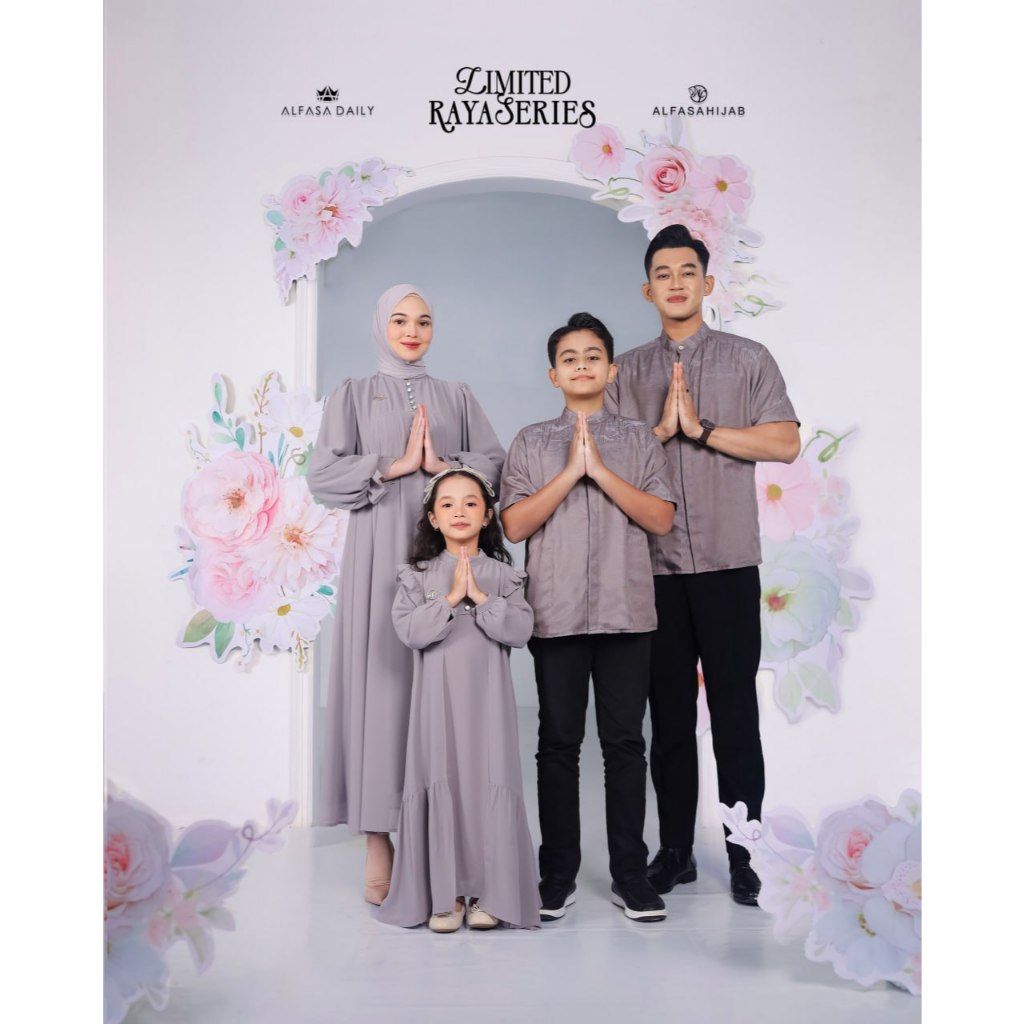 Nisriina Dress Kids Limited Raya Series - ALFASA DAILY