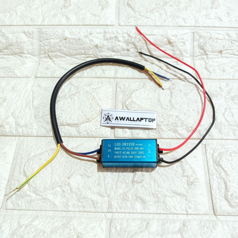 driver led 30w 220v 30-100v dc power supply LED lampu otomatis COB