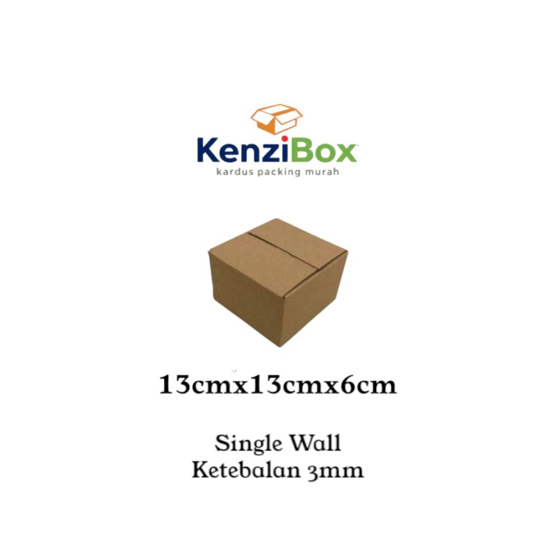 

kardus/karton/box UK. 13x13x6 cm single wall