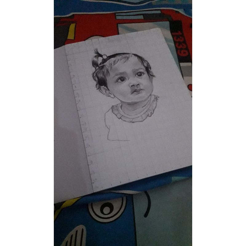 

jasa gambar realistic A5 dan A4 (custom) murah